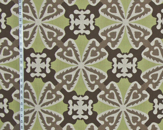 Clarence House Fabric Green Tribal Ethnic Upholstery Antalya