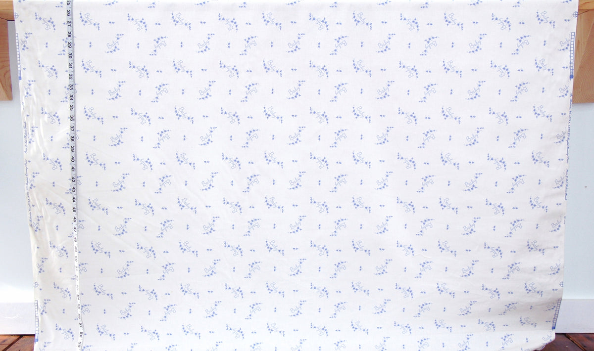 Laura Ashley baby fabric periwinkle purple blue boy nursery