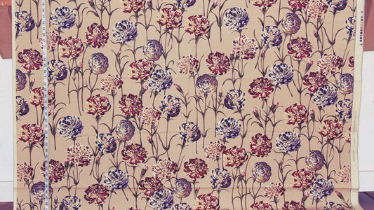 Schumacher carnation fabric Garofani floral 2 yards
