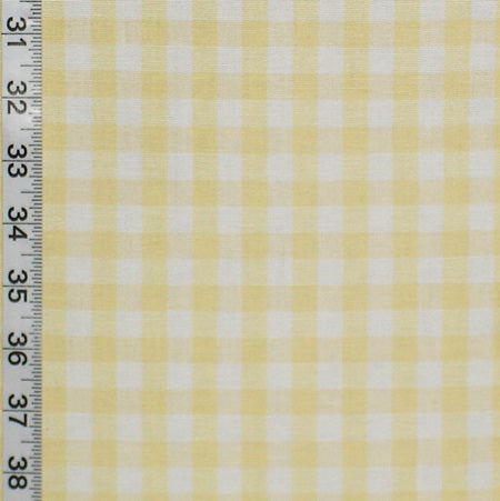 Checked Fabric Gingham Pastel RT-Chest - Pale Yellow