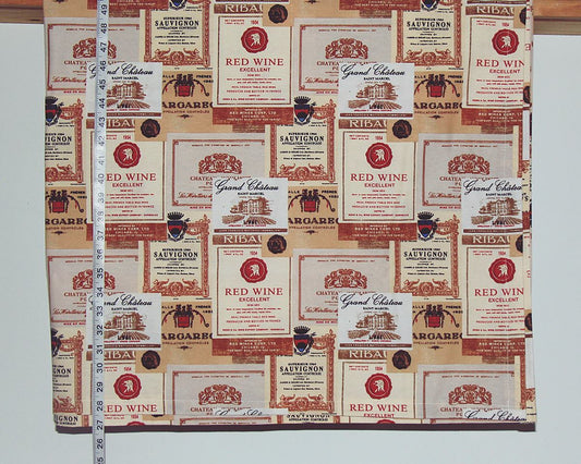 French wine tablecloth table cloth 50" L x 51" W