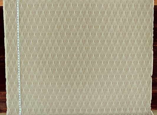 Taupe Grey dotted fabric upholstery geometric