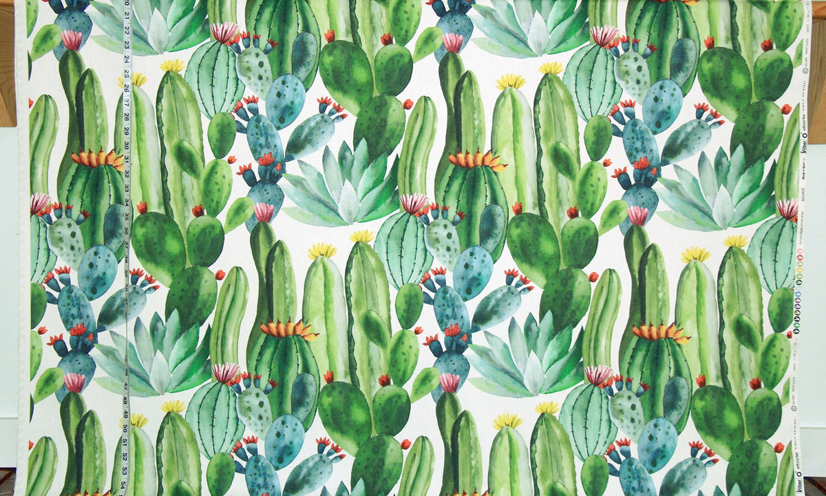 Cactus fabric southwestern style