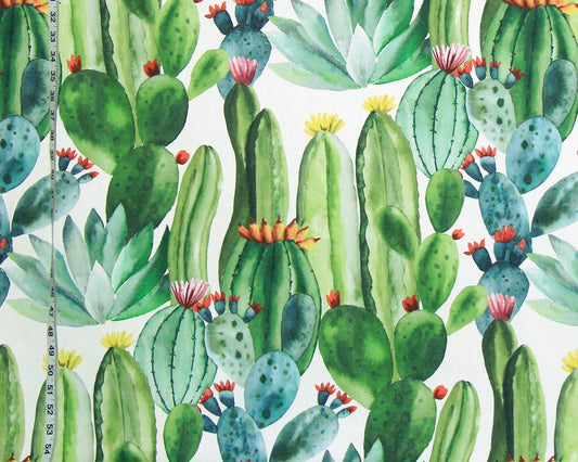 Cactus fabric southwestern style