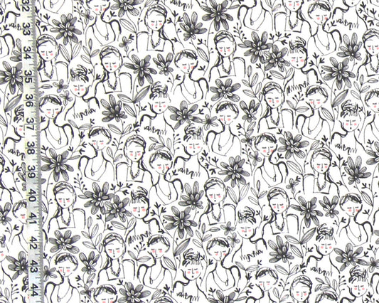 French girl fabric