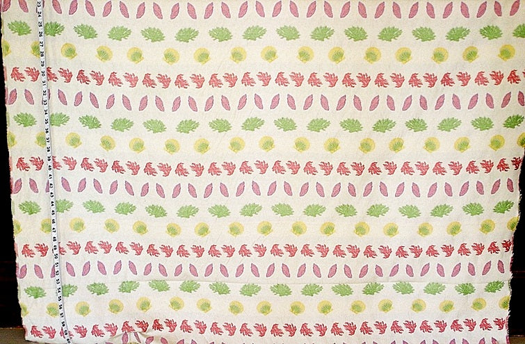 Coral, Sea Shell Tropical Upholstery Fabric