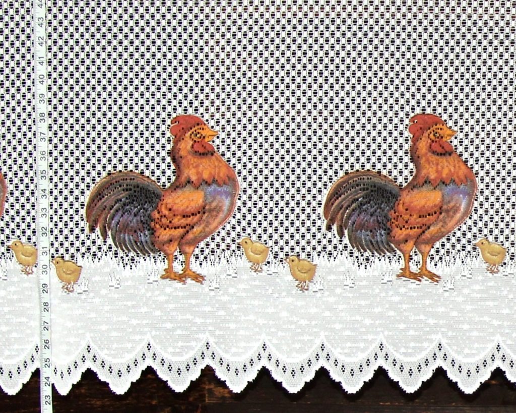 LACE ROOSTER CHICK FABRIC