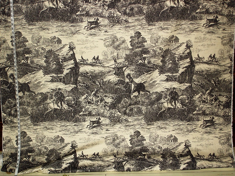 HORSE HUNT FABRIC