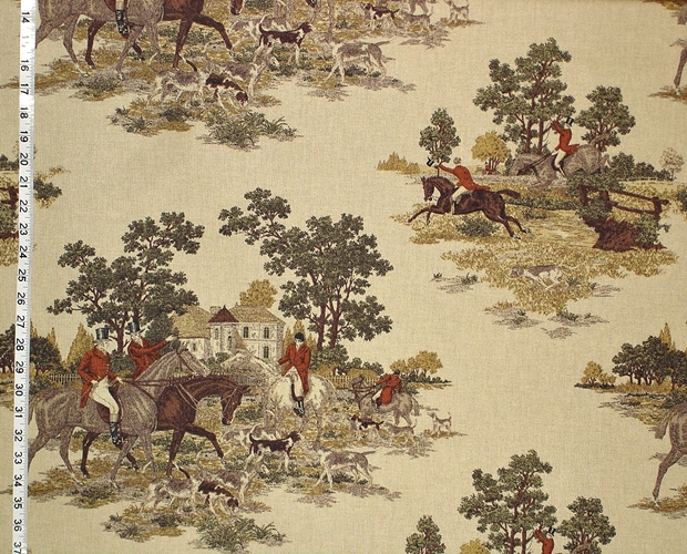 Horse Jumping Fabric