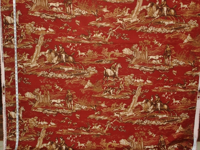 P.Kaufmann Horse Hunt Fabric