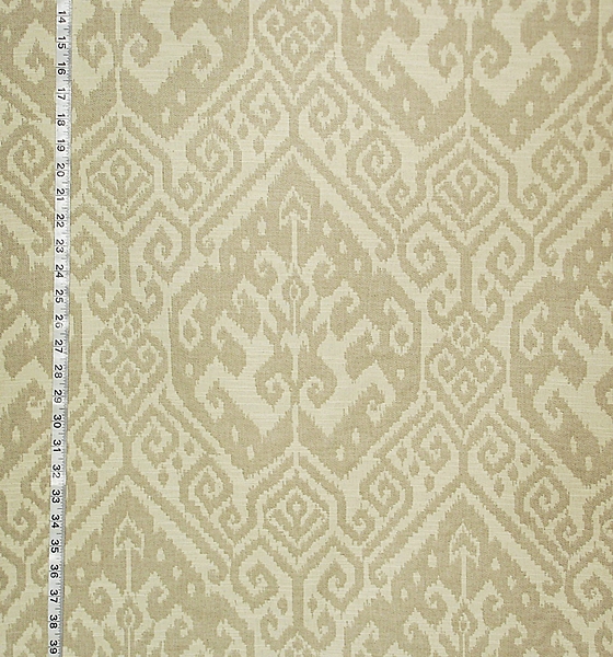 BEIGE IKAT FABRIC