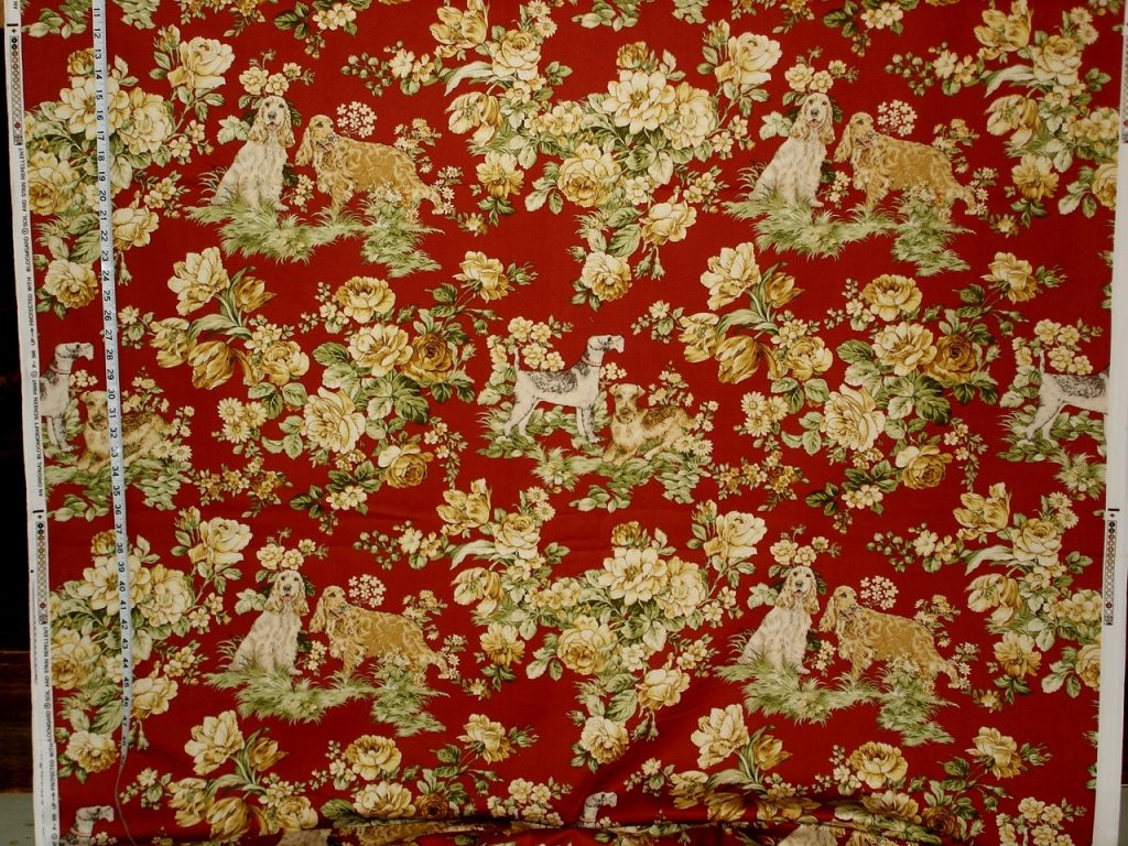 COVINGTON'S DOG GARDEN FABRIC