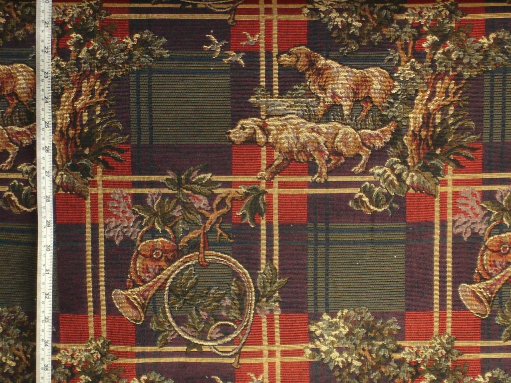 PLAID DOG HUNT FABRIC