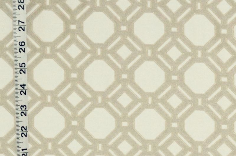 Reversible beige lattice fabric