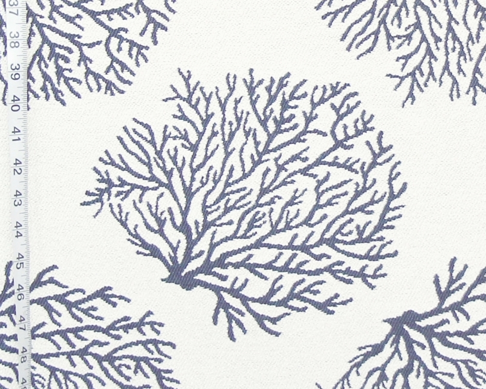 Grey coral fabric
