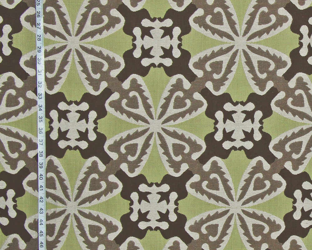 Clarence House Fabric Green Tribal Ethnic Upholstery Antalya