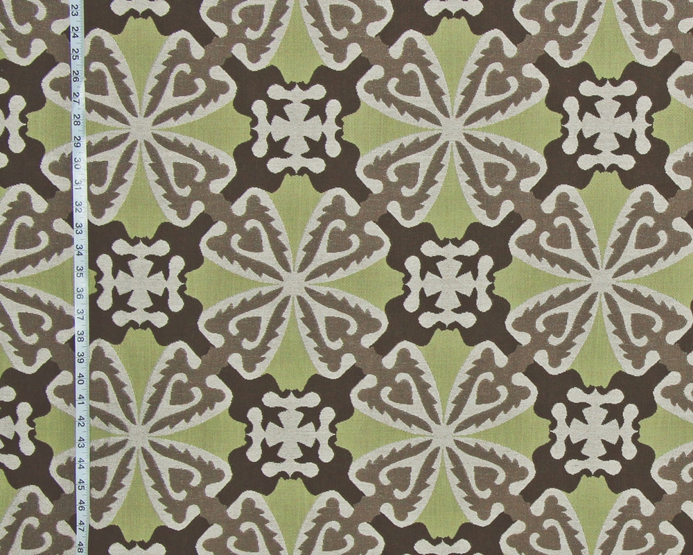 Clarence House Fabric Green Tribal Ethnic Upholstery Antalya