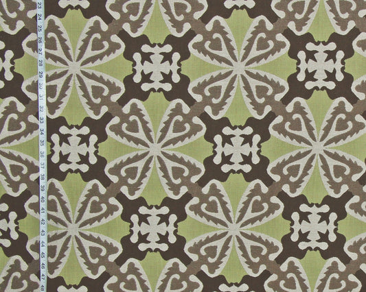 Clarence House Fabric Green Tribal Ethnic Upholstery Antalya