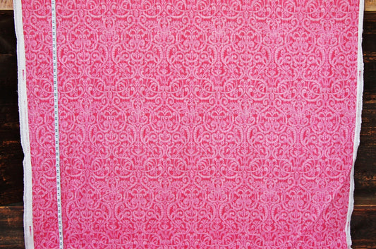 pink textured fabric