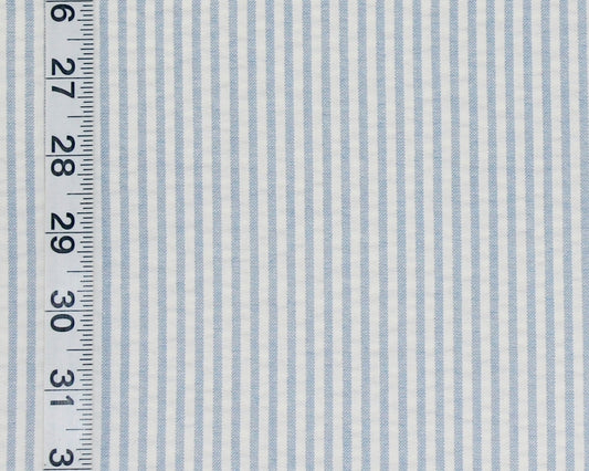 Blue Seersucker Fabric