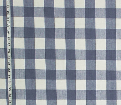 Buffalo Check Fabric French Blue