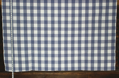 Buffalo Check Fabric French Blue