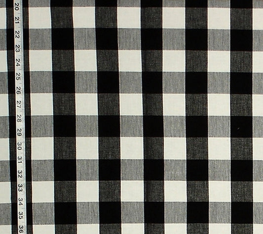Black white buffalo check
