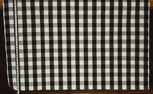 Black white buffalo check