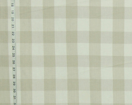 Beige buffalo check fabric Fog