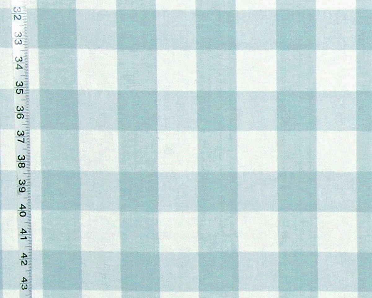 Aqua buffalo check fabric spa blue green Teal