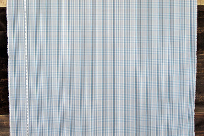 Clarence House Fabric Blue Silk Plaid Koshi