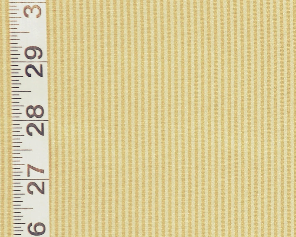 Clarence House Fabric - Gold Pin Stripe Silk Taffeta, Candy