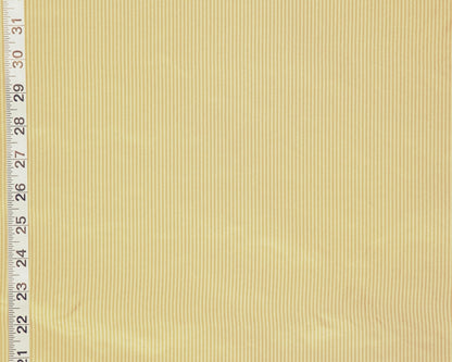 Clarence House Fabric - Gold Pin Stripe Silk Taffeta, Candy