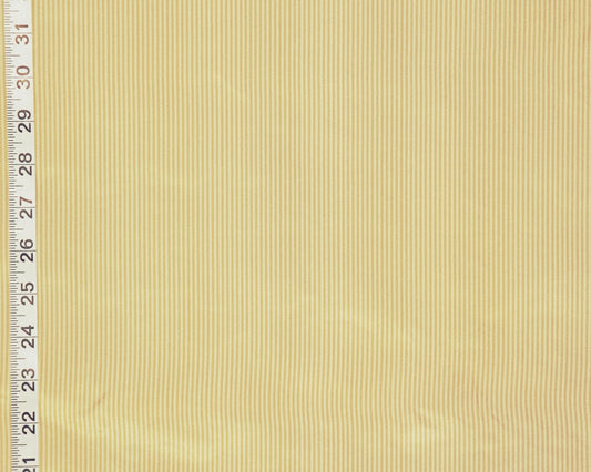 Clarence House Fabric - Gold Pin Stripe Silk Taffeta, Candy