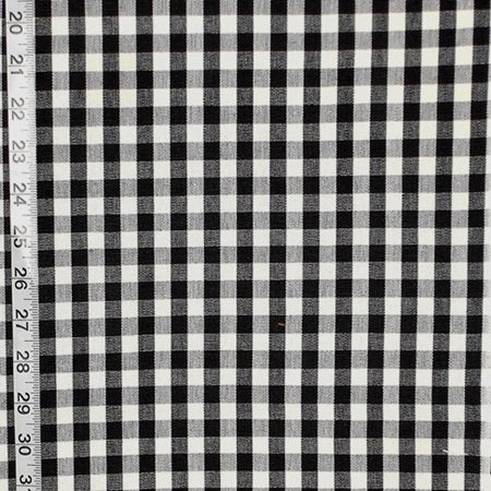 Checked Fabric Gingham RT-Chest - DC41 Black White