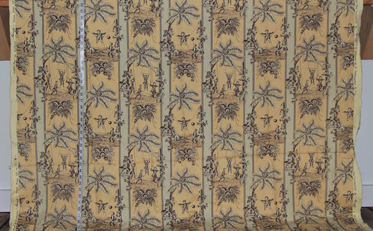 Schumacher Greeff's Toile Fabric, Childs Play - 3yds, 10" Remnant