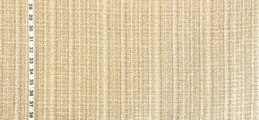 Clarence House Fabric Tan, Beige, Cream, Chenille Tweed Plaid Upholstery Enjoliver