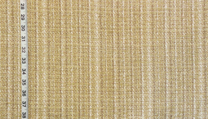 Clarence House Fabric Gold, Tan, Beige, Chenille Tweed Plaid Upholstery Enjoliver