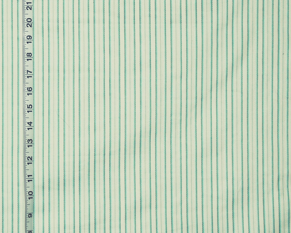 Green - Blue stripped fabric