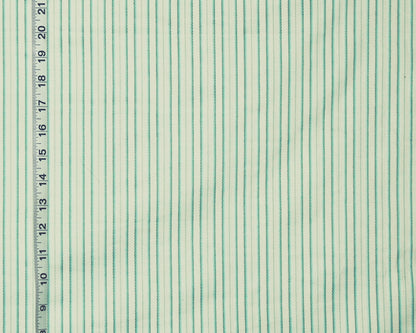 Green - Blue stripped fabric