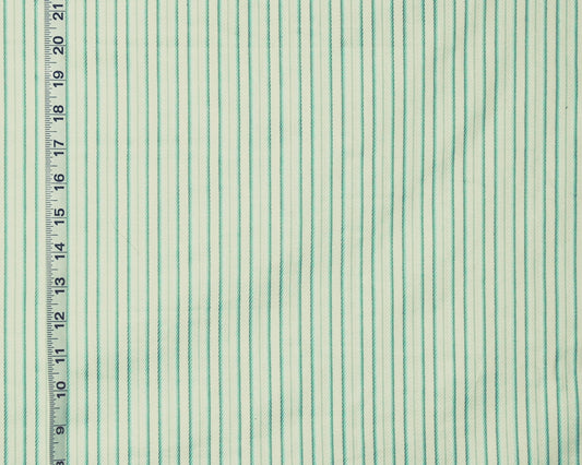 Green - Blue stripped fabric