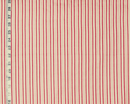 French Ribbon Striped Fabric Ombred Pink