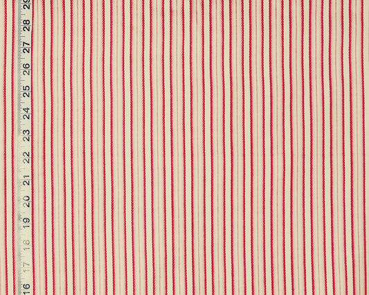 French Ribbon Striped Fabric Ombred Pink