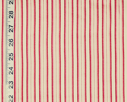 French Ribbon Striped Fabric Ombred Pink