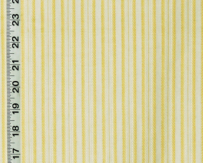 French Ribbon Stripe Fabric Ombred Yellow