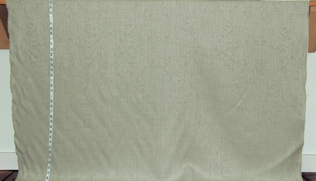 Grey linen fabric Clarence House Ghent medieval upholstery