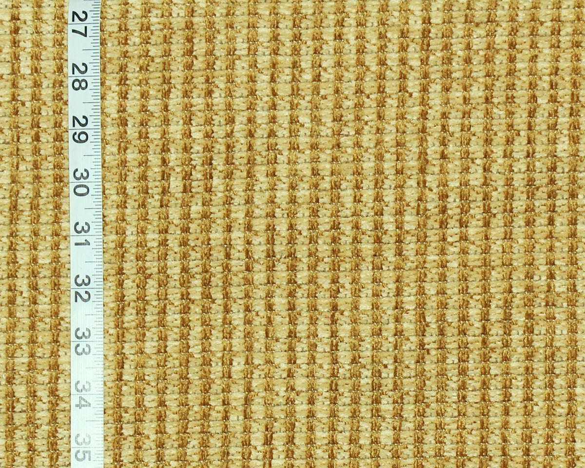 Clarence House Fabric gold striped chenille upholstery Sonoma