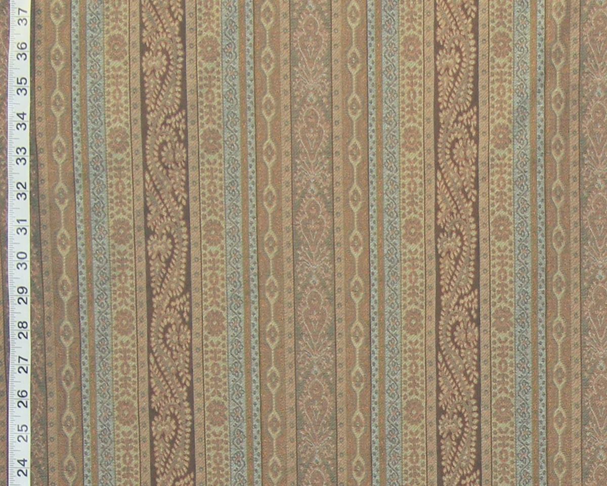 Clarence House fabric brown stripe  Campania