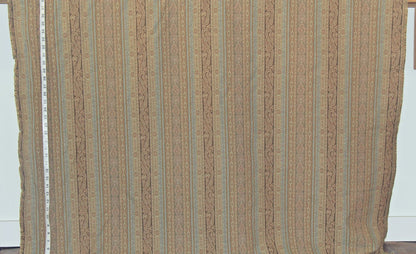 Clarence House fabric brown stripe  Campania