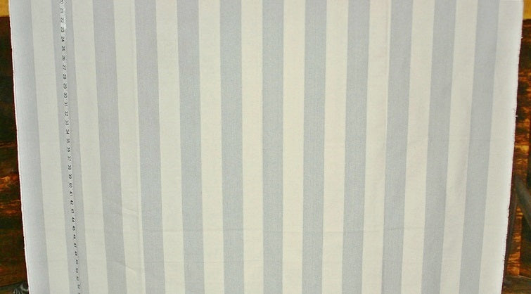 Grey Blue Herringbone Stripe Fabric